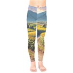Sunflowers Flowers Nature Kids  Classic Winter Leggings