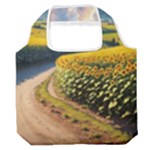 Sunflowers Flowers Nature Premium Foldable Grocery Recycle Bag