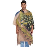 Sunflowers Flowers Nature Men s Hooded Rain Ponchos
