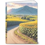 Sunflowers Flowers Nature 6  x 8  Hardcover Notebook
