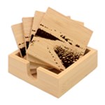 Sunflowers Flowers Nature Bamboo Coaster Set