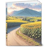 Sunflowers Flowers Nature 8  x 10  Softcover Notebook