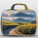 Sunflowers Flowers Nature Travel Toiletry Bag With Hanging Hook