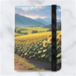 Sunflowers Flowers Nature Microfiber PU Leather Passport Holder