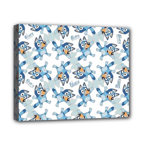 Bluey, Bluey merch, Bluey pattern, Bluey Bluey, bingo, Bluey design, bluey dog Canvas 10  x 8  (Stretched) from ArtsNow.com