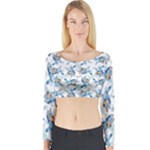 Bluey, Bluey merch, Bluey pattern, Bluey Bluey, bingo, Bluey design, bluey dog Long Sleeve Crop Top Bluey, Bluey merch, Bluey pattern, Bluey Bluey, bingo, Bluey design, bluey dog Long Sleeve Crop Top