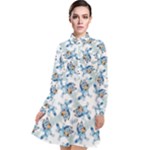 Bluey, Bluey merch, Bluey pattern, Bluey Bluey, bingo, Bluey design, bluey dog Long Sleeve Chiffon Shirt Dress Bluey, Bluey merch, Bluey pattern, Bluey Bluey, bingo, Bluey design, bluey dog Long Sleeve Chiffon Shirt Dress