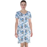Bluey, Bluey merch, Bluey pattern, Bluey Bluey, bingo, Bluey design, bluey dog Short Sleeve Nightdress Bluey, Bluey merch, Bluey pattern, Bluey Bluey, bingo, Bluey design, bluey dog Short Sleeve Nightdress