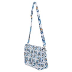 Shoulder Bag with Back Zipper 