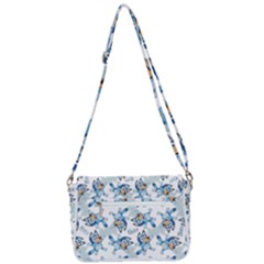 Shoulder Bag with Back Zipper 