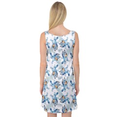 Sleeveless Satin Nightdress Back Sleeveless Satin Nightdress Back