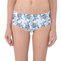Mid-Waist Bikini Bottoms 