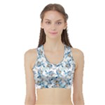 Bluey, Bluey merch, Bluey pattern, Bluey Bluey, bingo, Bluey design, bluey dog Sports Bra with Border Bluey, Bluey merch, Bluey pattern, Bluey Bluey, bingo, Bluey design, bluey dog Sports Bra with Border