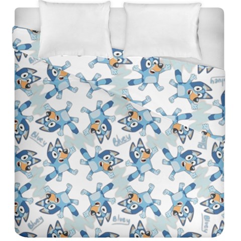Bluey, Bluey merch, Bluey pattern, Bluey Bluey, bingo, Bluey design, bluey dog Duvet Cover Double Side (King Size) from ArtsNow.com