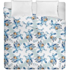 Bluey, Bluey merch, Bluey pattern, Bluey Bluey, bingo, Bluey design, bluey dog Duvet Cover Double Side (King Size) from ArtsNow.com