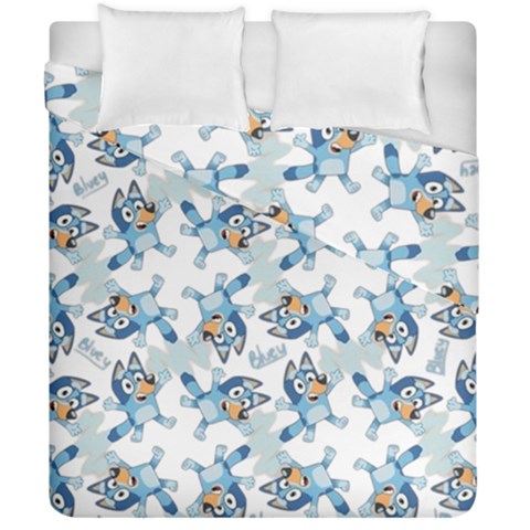 Bluey, Bluey merch, Bluey pattern, Bluey Bluey, bingo, Bluey design, bluey dog Duvet Cover Double Side (California King Size) from ArtsNow.com
