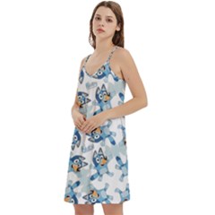 Mini Camis Dress With Pockets 
