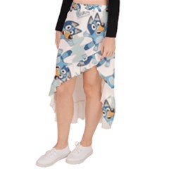 Asymmetrical Ruffle Hem Skirt  