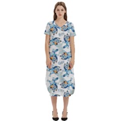 T-Shirt Midi Dress With Pockets 