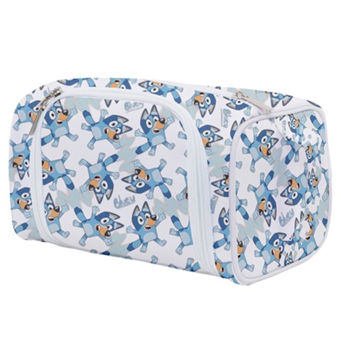 Bluey, Bluey merch, Bluey pattern, Bluey Bluey, bingo, Bluey design, bluey dog Toiletries Pouch from ArtsNow.com