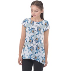Cap Sleeve High Low Top 