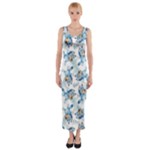 Bluey, Bluey merch, Bluey pattern, Bluey Bluey, bingo, Bluey design, bluey dog Fitted Maxi Dress Bluey, Bluey merch, Bluey pattern, Bluey Bluey, bingo, Bluey design, bluey dog Fitted Maxi Dress