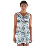 Bluey, Bluey merch, Bluey pattern, Bluey Bluey, bingo, Bluey design, bluey dog Wrap Front Bodycon Dress Bluey, Bluey merch, Bluey pattern, Bluey Bluey, bingo, Bluey design, bluey dog Wrap Front Bodycon Dress