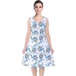 Bluey, Bluey merch, Bluey pattern, Bluey Bluey, bingo, Bluey design, bluey dog V-Neck Midi Sleeveless Dress Bluey, Bluey merch, Bluey pattern, Bluey Bluey, bingo, Bluey design, bluey dog V-Neck Midi Sleeveless Dress
