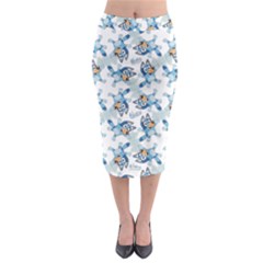 Midi Pencil Skirt 
