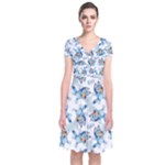 Bluey, Bluey merch, Bluey pattern, Bluey Bluey, bingo, Bluey design, bluey dog Short Sleeve Front Wrap Dress Bluey, Bluey merch, Bluey pattern, Bluey Bluey, bingo, Bluey design, bluey dog Short Sleeve Front Wrap Dress