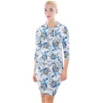 Bluey, Bluey merch, Bluey pattern, Bluey Bluey, bingo, Bluey design, bluey dog Quarter Sleeve Hood Bodycon Dress Bluey, Bluey merch, Bluey pattern, Bluey Bluey, bingo, Bluey design, bluey dog Quarter Sleeve Hood Bodycon Dress
