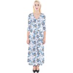 Bluey, Bluey merch, Bluey pattern, Bluey Bluey, bingo, Bluey design, bluey dog Quarter Sleeve Wrap Maxi Dress Bluey, Bluey merch, Bluey pattern, Bluey Bluey, bingo, Bluey design, bluey dog Quarter Sleeve Wrap Maxi Dress