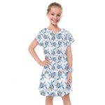 Bluey, Bluey merch, Bluey pattern, Bluey Bluey, bingo, Bluey design, bluey dog Kids Drop Waist Dress Bluey, Bluey merch, Bluey pattern, Bluey Bluey, bingo, Bluey design, bluey dog Kids Drop Waist Dress
