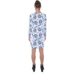 Asymmetric Cut-Out Shift Dress 