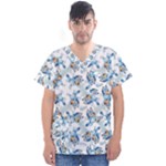 Bluey, Bluey merch, Bluey pattern, Bluey Bluey, bingo, Bluey design, bluey dog Men s V-Neck Scrub Top Bluey, Bluey merch, Bluey pattern, Bluey Bluey, bingo, Bluey design, bluey dog Men s V-Neck Scrub Top
