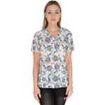 Bluey, Bluey merch, Bluey pattern, Bluey Bluey, bingo, Bluey design, bluey dog Women s V-Neck Scrub Top Bluey, Bluey merch, Bluey pattern, Bluey Bluey, bingo, Bluey design, bluey dog Women s V-Neck Scrub Top