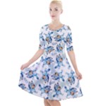 Bluey, Bluey merch, Bluey pattern, Bluey Bluey, bingo, Bluey design, bluey dog Quarter Sleeve A-Line Dress With Pockets Bluey, Bluey merch, Bluey pattern, Bluey Bluey, bingo, Bluey design, bluey dog Quarter Sleeve A-Line Dress With Pockets
