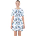 Bluey, Bluey merch, Bluey pattern, Bluey Bluey, bingo, Bluey design, bluey dog Sixties Short Sleeve Mini Dress Bluey, Bluey merch, Bluey pattern, Bluey Bluey, bingo, Bluey design, bluey dog Sixties Short Sleeve Mini Dress