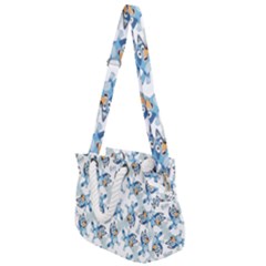 Rope Handles Shoulder Strap Bag 