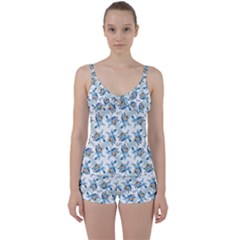 Tie Front Two Piece Tankini 