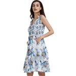 Bluey, Bluey merch, Bluey pattern, Bluey Bluey, bingo, Bluey design, bluey dog Sleeveless V-Neck Skater Dress with Pockets Bluey, Bluey merch, Bluey pattern, Bluey Bluey, bingo, Bluey design, bluey dog Sleeveless V-Neck Skater Dress with Pockets