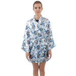 Bluey, Bluey merch, Bluey pattern, Bluey Bluey, bingo, Bluey design, bluey dog Long Sleeve Satin Kimono Bluey, Bluey merch, Bluey pattern, Bluey Bluey, bingo, Bluey design, bluey dog Long Sleeve Satin Kimono