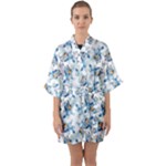 Bluey, Bluey merch, Bluey pattern, Bluey Bluey, bingo, Bluey design, bluey dog Half Sleeve Satin Kimono Bluey, Bluey merch, Bluey pattern, Bluey Bluey, bingo, Bluey design, bluey dog Half Sleeve Satin Kimono