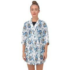 Half Sleeve Chiffon Kimono 