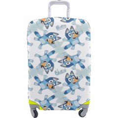 Bluey, Bluey merch, Bluey pattern, Bluey Bluey, bingo, Bluey design, bluey dog Luggage Cover (Large) from ArtsNow.com