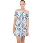 Bluey, Bluey merch, Bluey pattern, Bluey Bluey, bingo, Bluey design, bluey dog Off Shoulder Chiffon Dress Bluey, Bluey merch, Bluey pattern, Bluey Bluey, bingo, Bluey design, bluey dog Off Shoulder Chiffon Dress