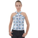 Bluey, Bluey merch, Bluey pattern, Bluey Bluey, bingo, Bluey design, bluey dog Cross Neck Velour Top Bluey, Bluey merch, Bluey pattern, Bluey Bluey, bingo, Bluey design, bluey dog Cross Neck Velour Top