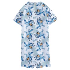 Kids  Boyleg Half Suit Swimwear 