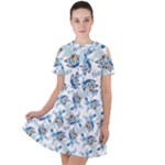 Bluey, Bluey merch, Bluey pattern, Bluey Bluey, bingo, Bluey design, bluey dog Short Sleeve Shoulder Cut Out Dress Bluey, Bluey merch, Bluey pattern, Bluey Bluey, bingo, Bluey design, bluey dog Short Sleeve Shoulder Cut Out Dress