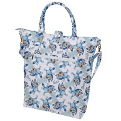 Buckle Top Tote Bag 